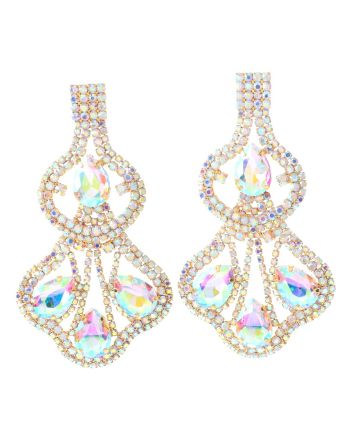 Rhinestone Post Earrings