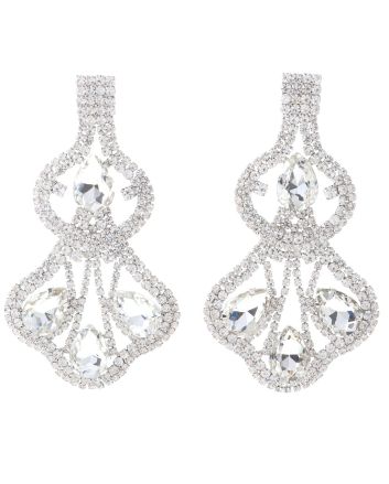 Rhinestone Post Earrings