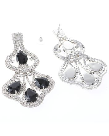 Rhinestone Post Earrings
