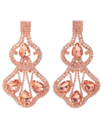 Rhinestone Post Earrings