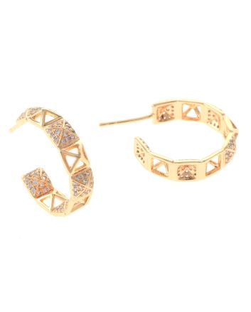 Gold Plated Hoop Earrings