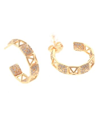 Gold Plated Hoop Earrings