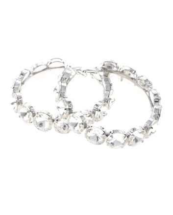 Silver Plated Hoop Earrings