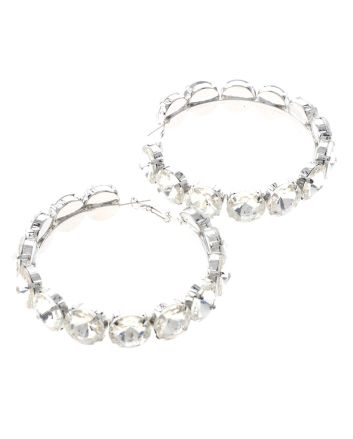 Silver Plated Hoop Earrings