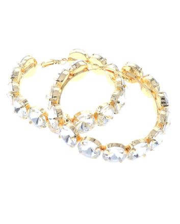 Gold Plated Hoop Earrings
