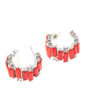 Silver Plated Hoop Earrings