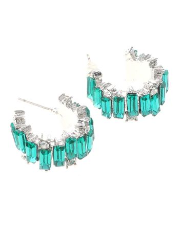 Silver Plated Hoop Earrings
