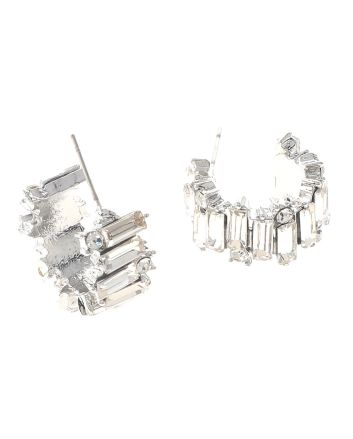 Silver Plated Hoop Earrings