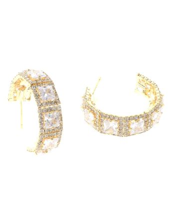 Gold Plated Hoop Earrings