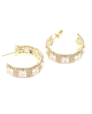 Gold Plated Hoop Earrings