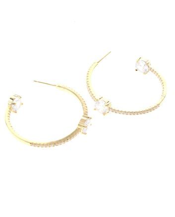 Gold Plated Hoop Earrings