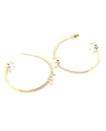 Gold Plated Hoop Earrings