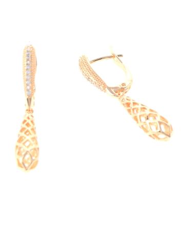 Gold Plated Drop Earrings