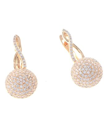 Gold Plated Drop Earrings