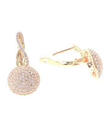 Gold Plated Drop Earrings