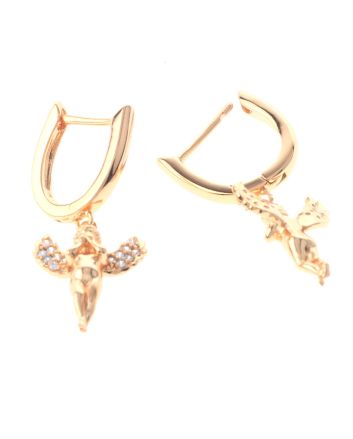 Gold Plated Drop Earrings