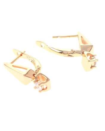 Gold Plated Drop Earrings