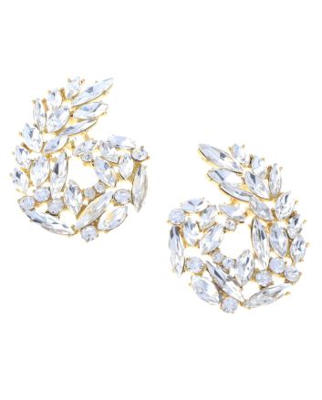 Rhinestone Post Earrings