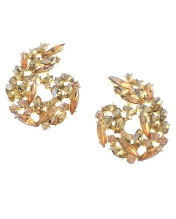 Rhinestone Post Earrings