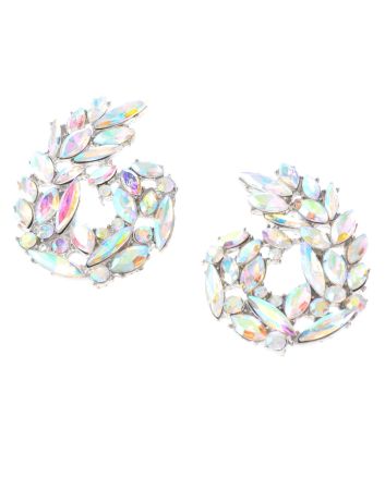 Rhinestone Post Earrings