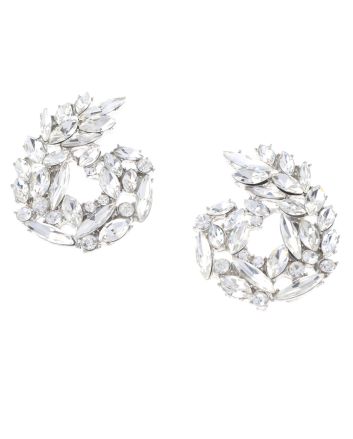 Rhinestone Post Earrings
