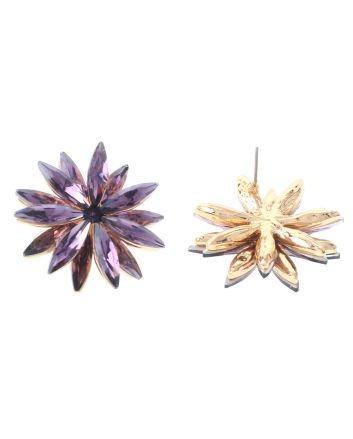 Crystal Post Earrings
