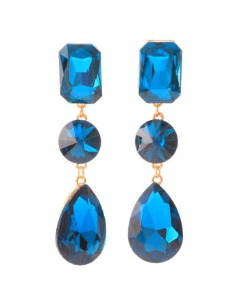 Crystal Post Earrings