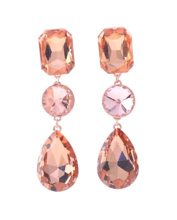 Crystal Post Earrings