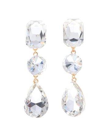 Crystal Post Earrings
