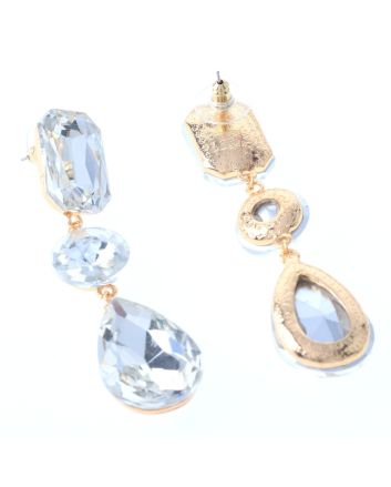 Crystal Post Earrings