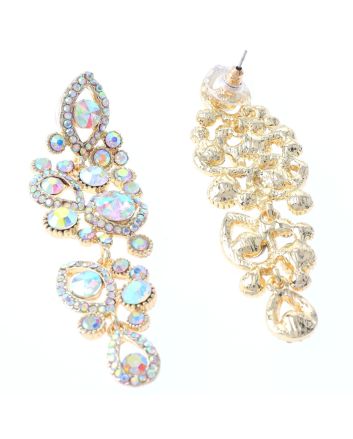 Rhinestone Post Earrings