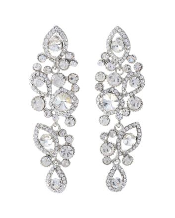 Rhinestone Post Earrings