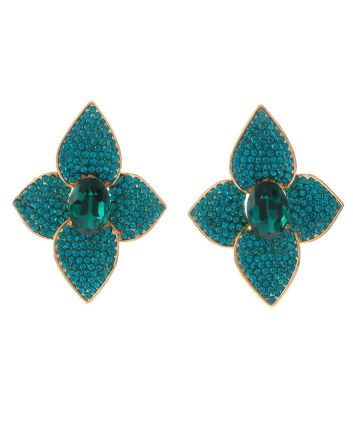 Crystal Clip-On Earrings