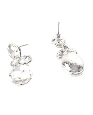 Crystal Drop Post Earrings