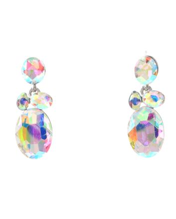 Crystal Drop Post Earrings