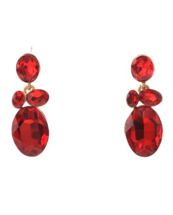 Crystal Drop Post Earrings