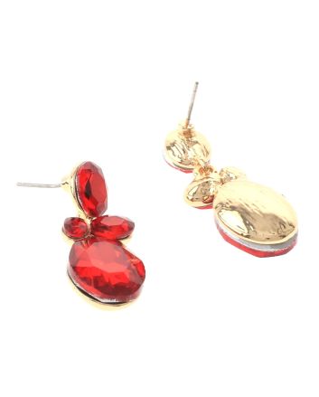 Crystal Drop Post Earrings