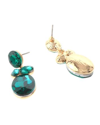 Crystal Drop Post Earrings