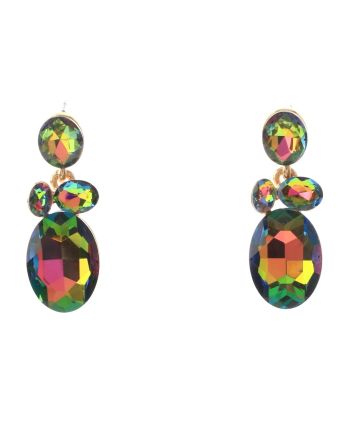 Crystal Drop Post Earrings
