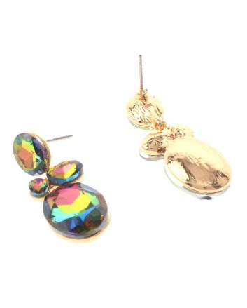 Crystal Drop Post Earrings