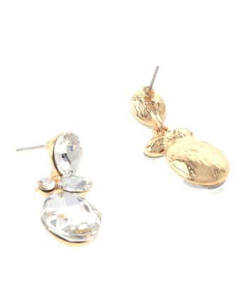 Crystal Drop Post Earrings