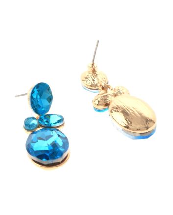 Crystal Drop Post Earrings