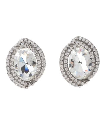 Crystal Clip-On Earrings
