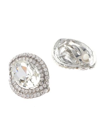 Crystal Clip-On Earrings