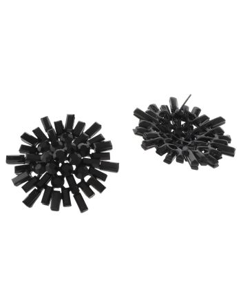 Crystal Flower Post Earrings