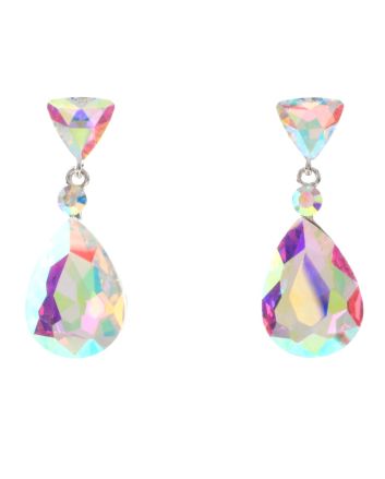 Crystal Drop Post Earrings