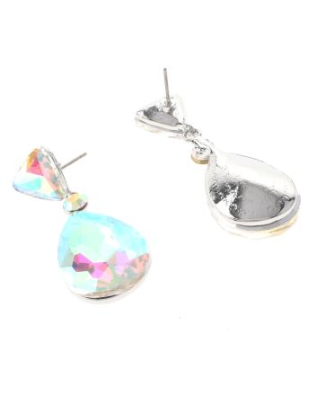 Crystal Drop Post Earrings