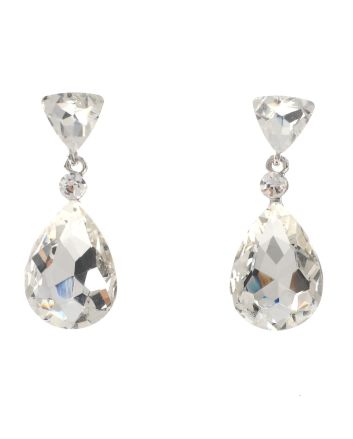 Crystal Drop Post Earrings