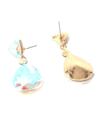 Crystal Drop Post Earrings