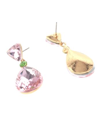 Crystal Drop Post Earrings